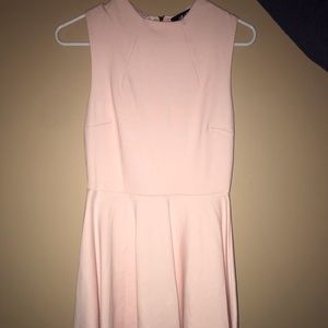 Pink skater skirt dress